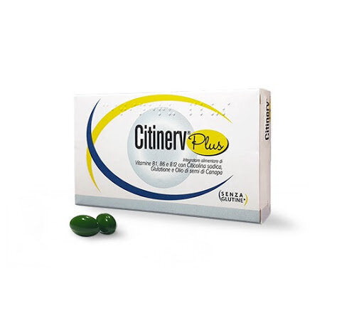 Citinerv Plus per il benessere del sistema nervoso 30 capsule molli-2