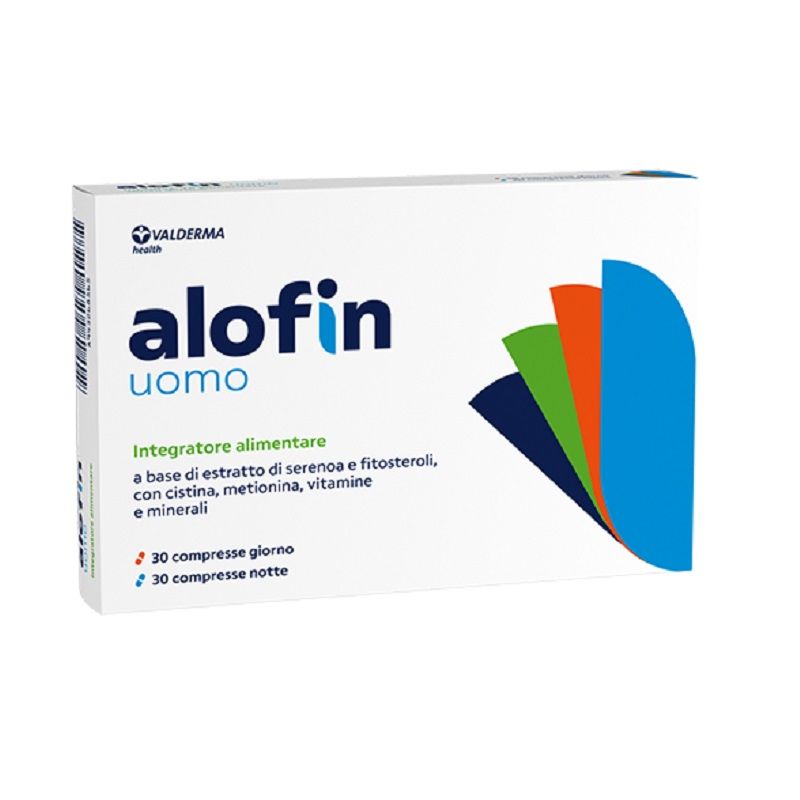 Valderma Alofin Uomo benessere e salute dei capelli 60 compresse-1