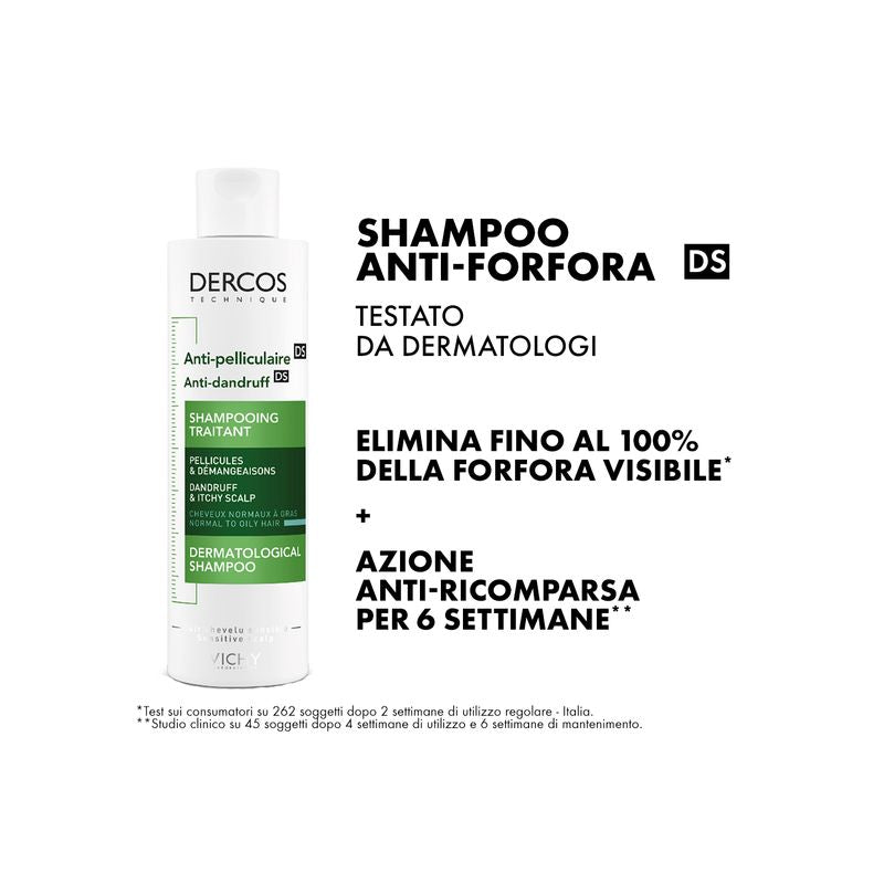 Vichy Dercos shampoo antiforfora capelli grassi 200 ml-2