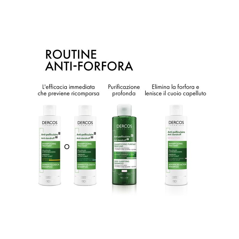 Vichy Dercos shampoo antiforfora capelli grassi 200 ml-5