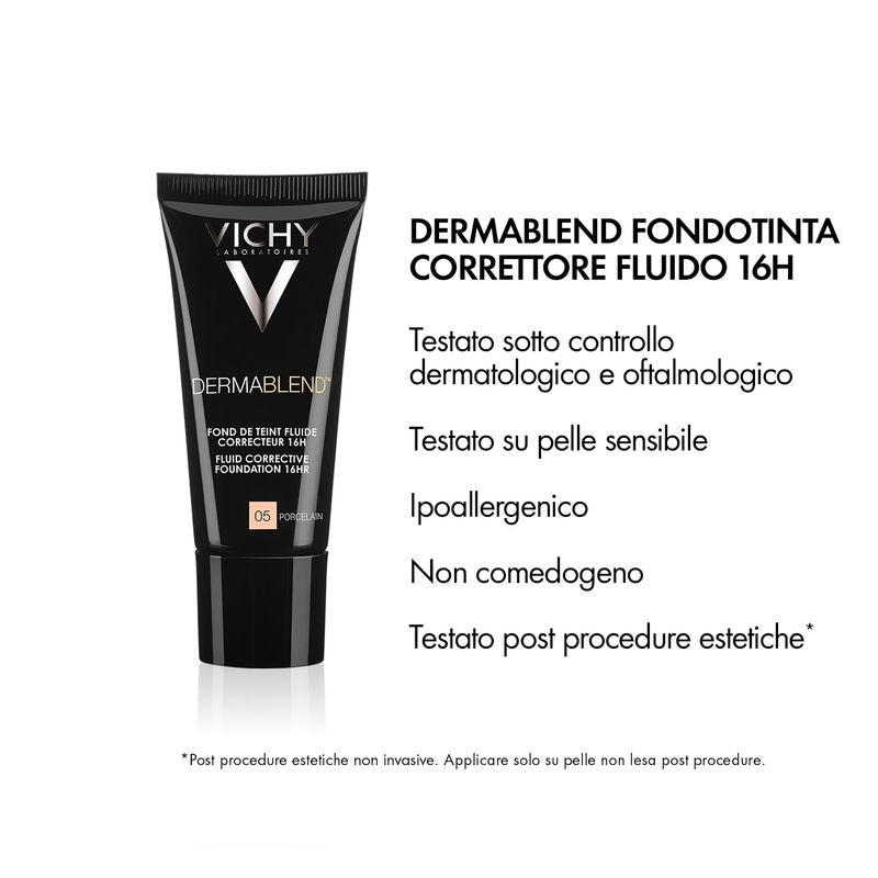 Vichy Dermablend SPF35 fondotinta fluido coprente tonalità 55 30ml-5