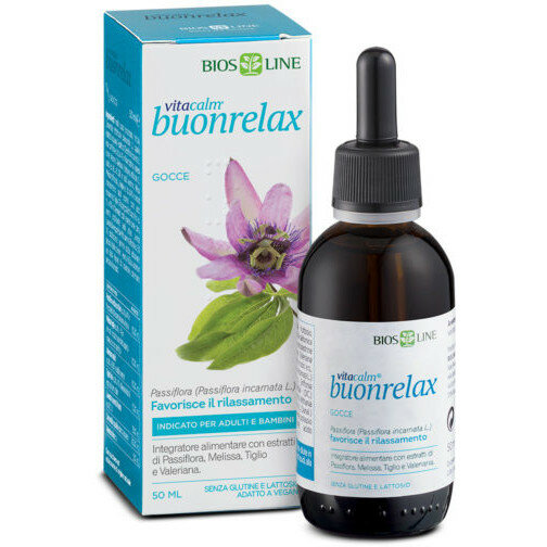 Biosline Vitacalm Buonrelax Gocce per il rilassamento 50ml-2