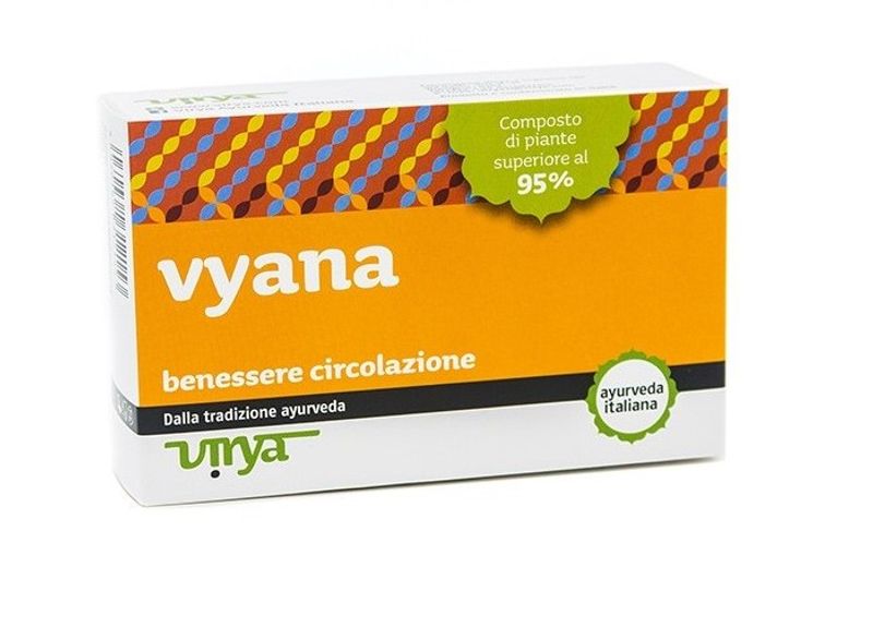 Vyana Virya per il benessere della circolazione 60 compresse-1