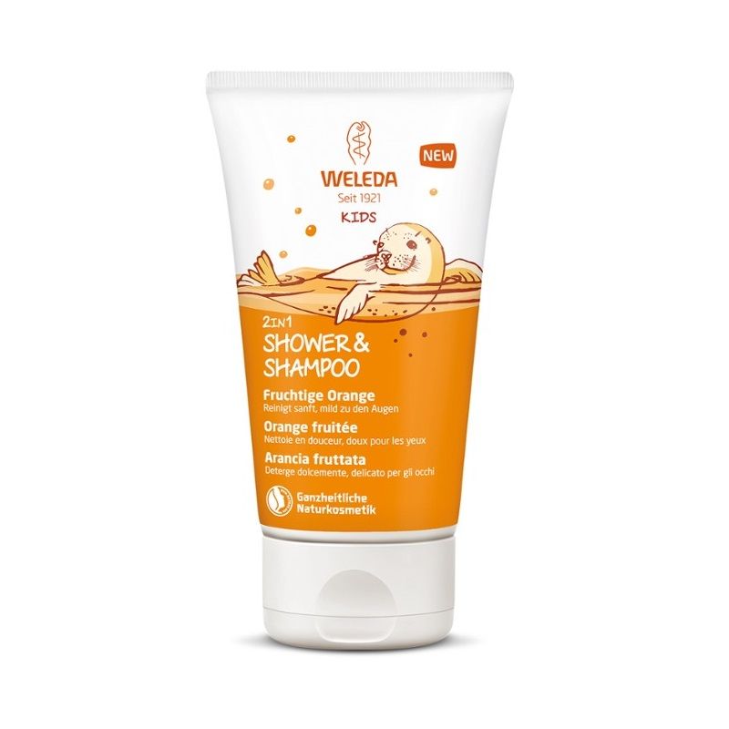 Weleda Doccia e Shampoo Bambini arancia 150ml-1