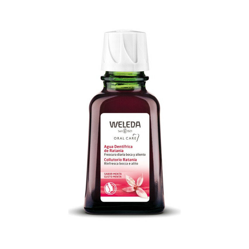 Weleda Collutorio Ratania rinfresca bocca e alito gusto menta 50ml-2