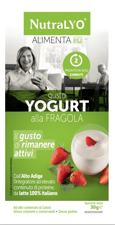 NutraLYO Alimenta più gusto yogurt alla Fragola 30 g-1