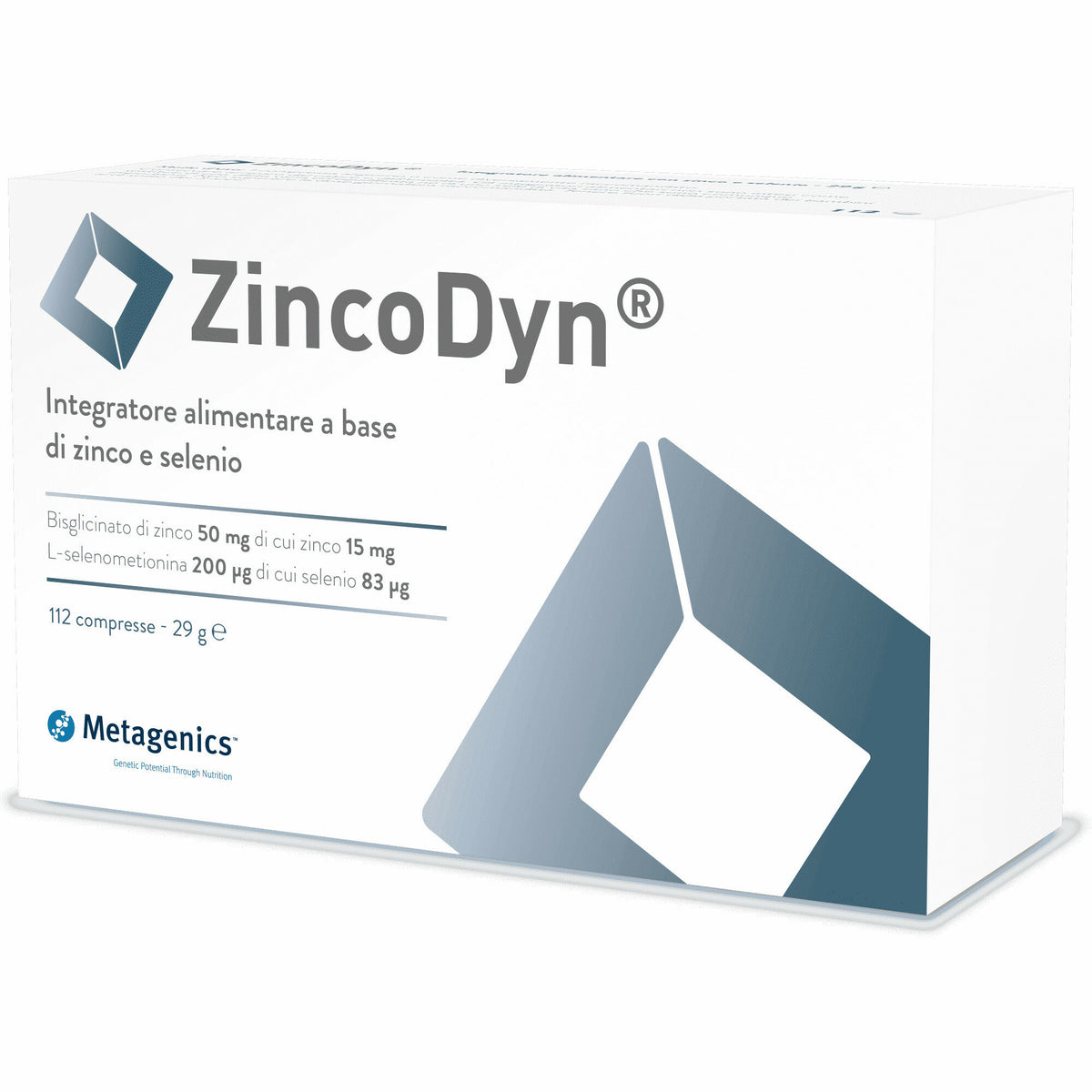 Metagenics Zincodyn benessere di pelle, capelli, unghie e ossa 112 compresse-2