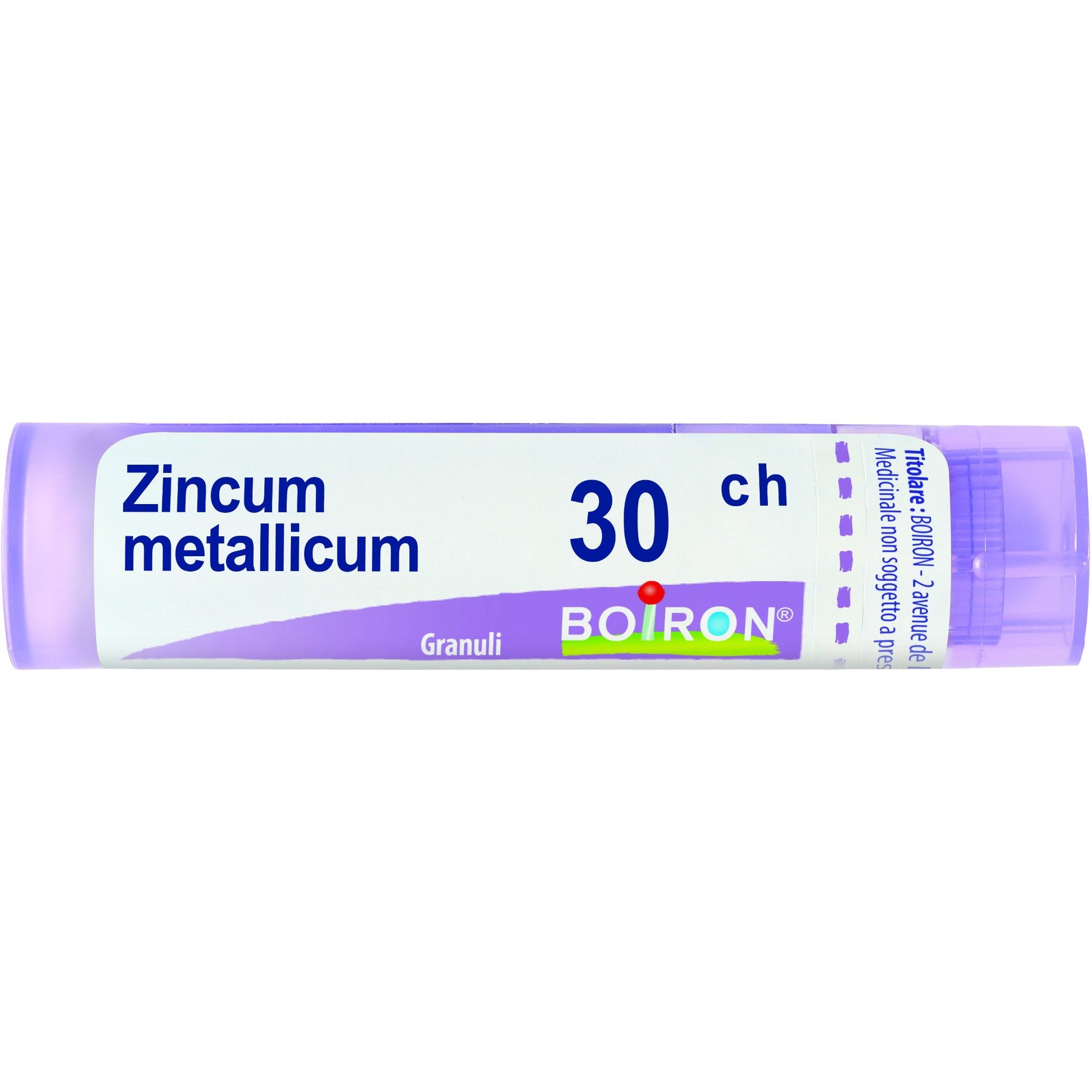 Boiron Zincum Metallicum 80 Granuli 30CH Tubo 4g-1