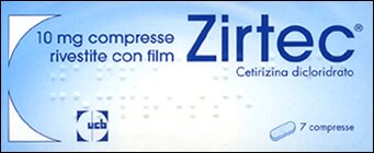 Zirtec Antistaminico Rinite Allergica Stagionale 10 Mg 7 Compresse Rivestite Con Film-4
